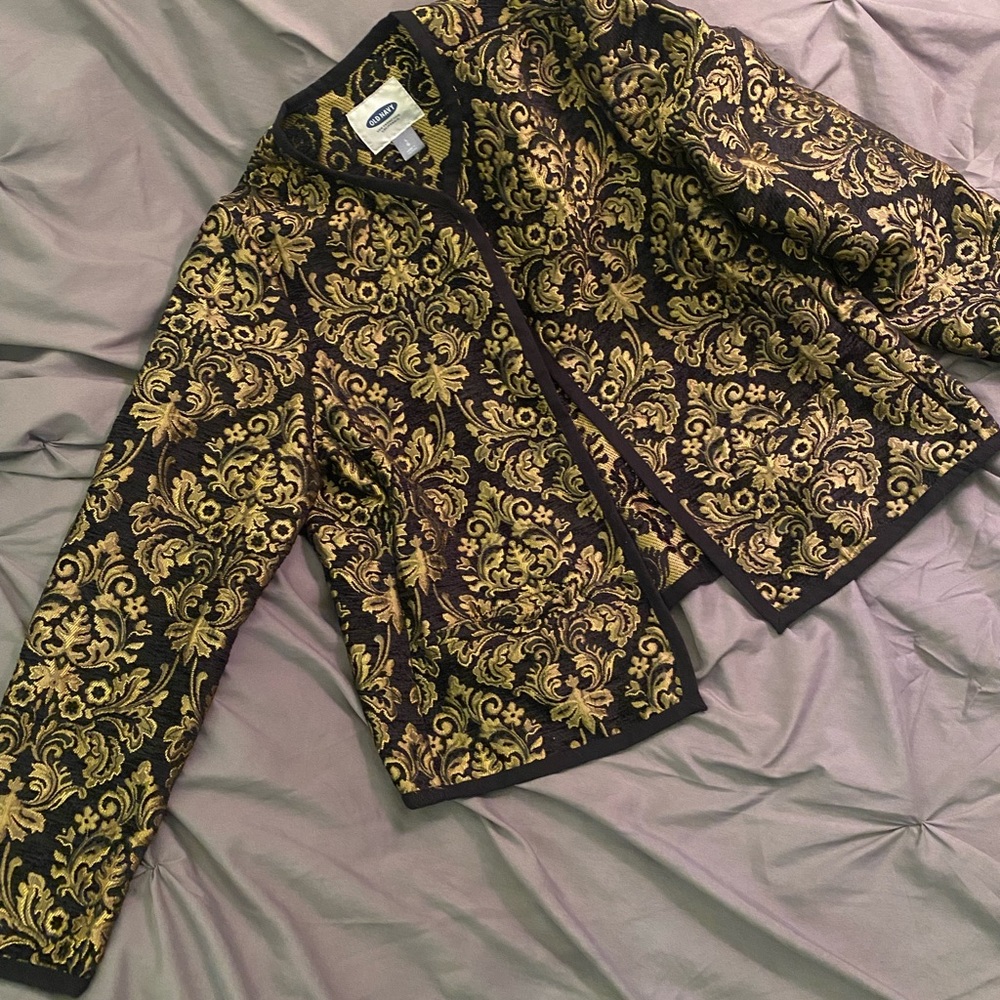 Black and gold light jacket size L